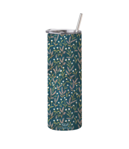 1Canoe2 Field Floral Navy Tumbler