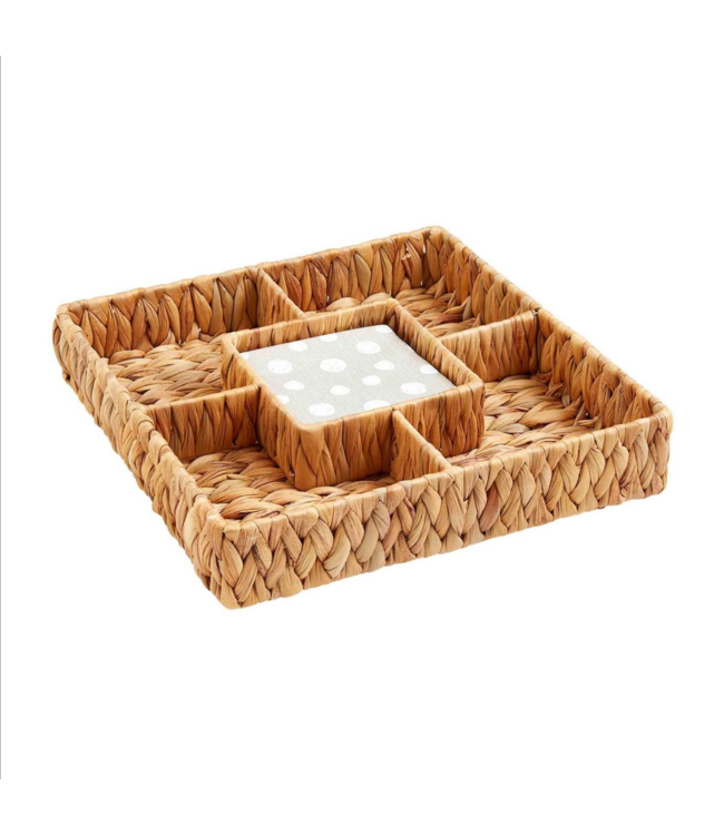 MudPie Woven Tray & Napkin Set