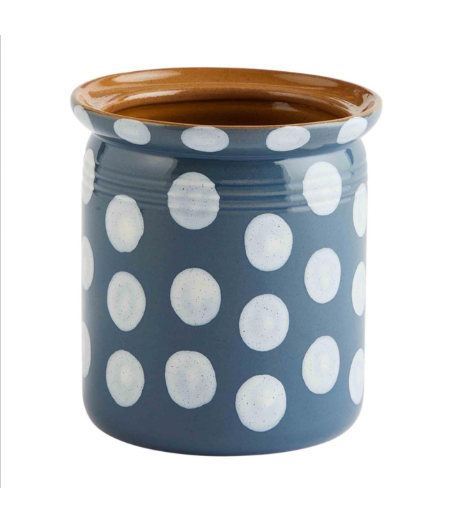 MudPie Dot Utensil Crock