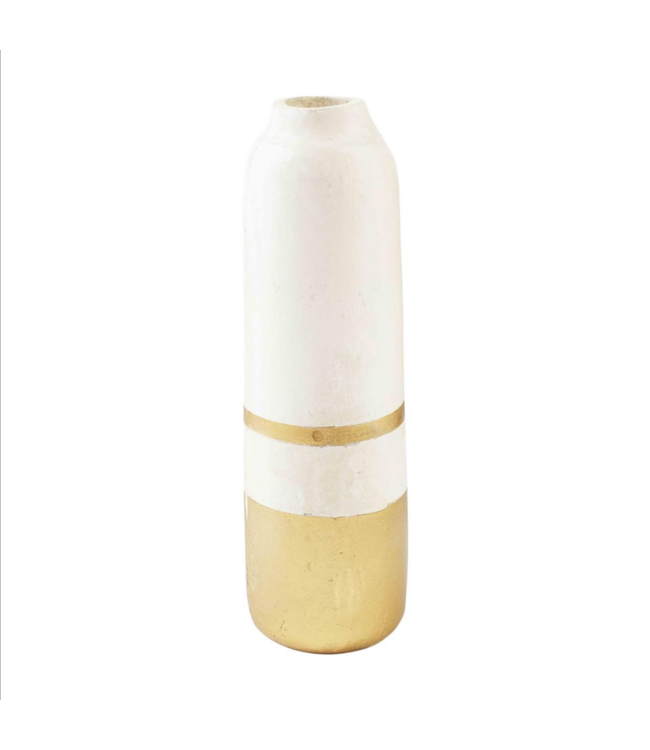 MudPie Gold Bud Vase- Tall