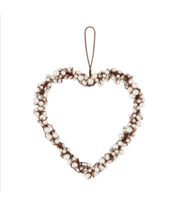 MudPie Pearl Wire Heart- Small