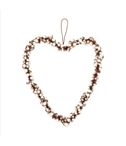 MudPie Pearl Wire Heart- Medium