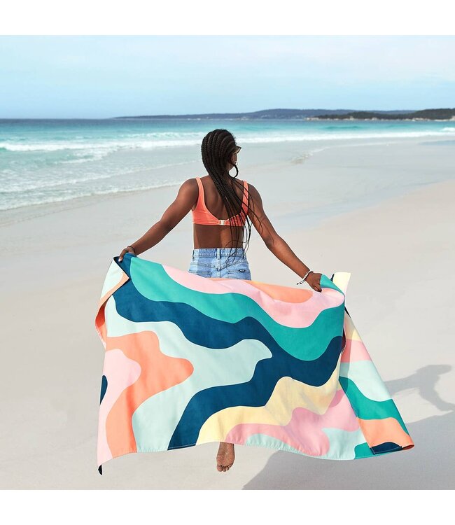 Dock & Bay Quick Dry Beach Towel - Get Wavy (Extra Large)