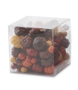 K&K Interiors Box of 128 Assorted Mini Pumpkins