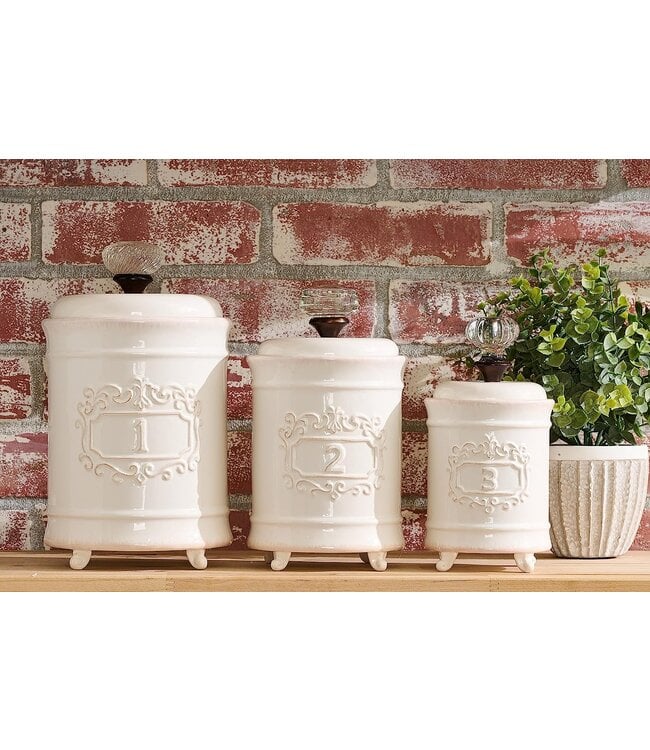 MudPie Circa Canister Set of 3