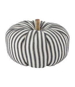 MudPie Medium Black & White Pumpkin