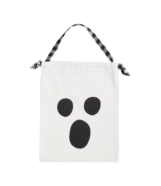 MudPie Ghost Pillowcase Candy Bag