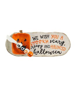 MudPie We Halloween Dip And Tray Set