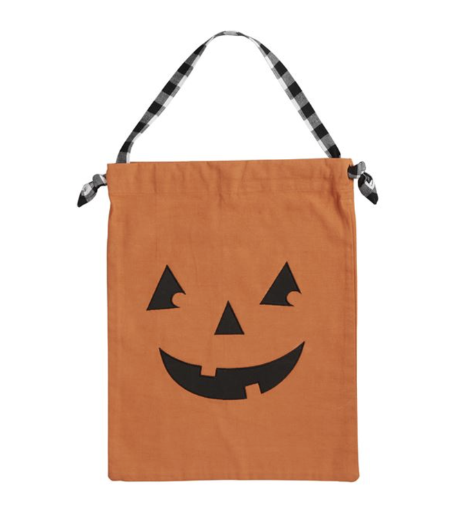 MudPie Pumpkin Pillowcase Bag