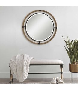 Uttermost Melville Round Mirror