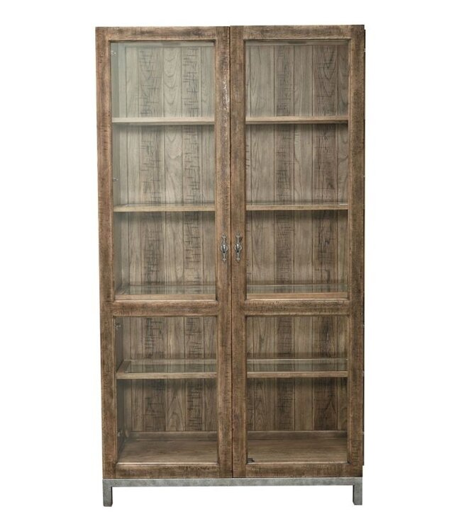 Bassett Woodridge Glass Door Wine Cabinet