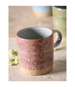 Evergreen Porcelain Cup, 12 OZ, Artisan Series 4, Purple