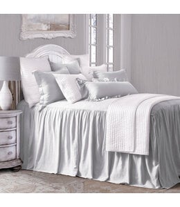 Hiend Accents Luna Bedspread Set- Gray Queen