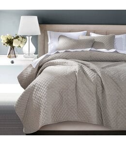 Hiend Accents 3 PC Anna Coverlet Set Taupe- FQ