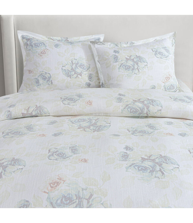 Hiend Accents Rosaline Washed Linen Comforter Set- King