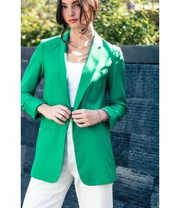 Kelly Green Basic Blazer