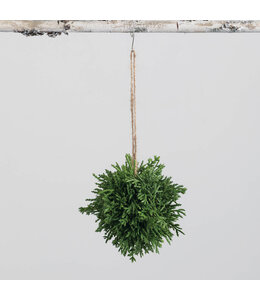 Sullivans Gift Green Cedar Hanging Orb