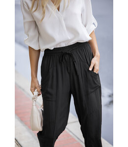 Pocket Styleline Pant - Black