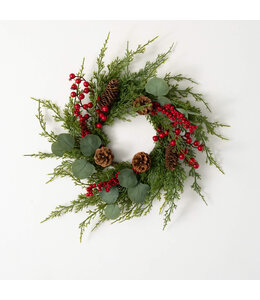 Sullivans Gift 6.5" Cedar Berry Ring