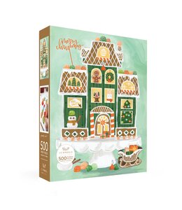 1Canoe2 Gingerbread Christmas - 500 Piece Jigsaw Puzzle
