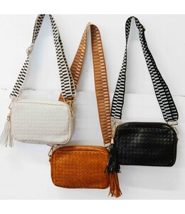 Woven Willow Camera Crossbody Bag