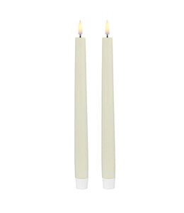 Sullivans Gift 11" Uyuni Ivory Taper Candles (Set Of Two)