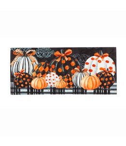 Evergreen Elegant Pattern Pumpkins