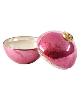 Lux Fragrances Berries & Balsam Glass Ornament Candle