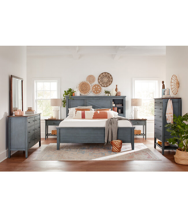 Aspen Home Pinebrook Bookcase Queen Bed