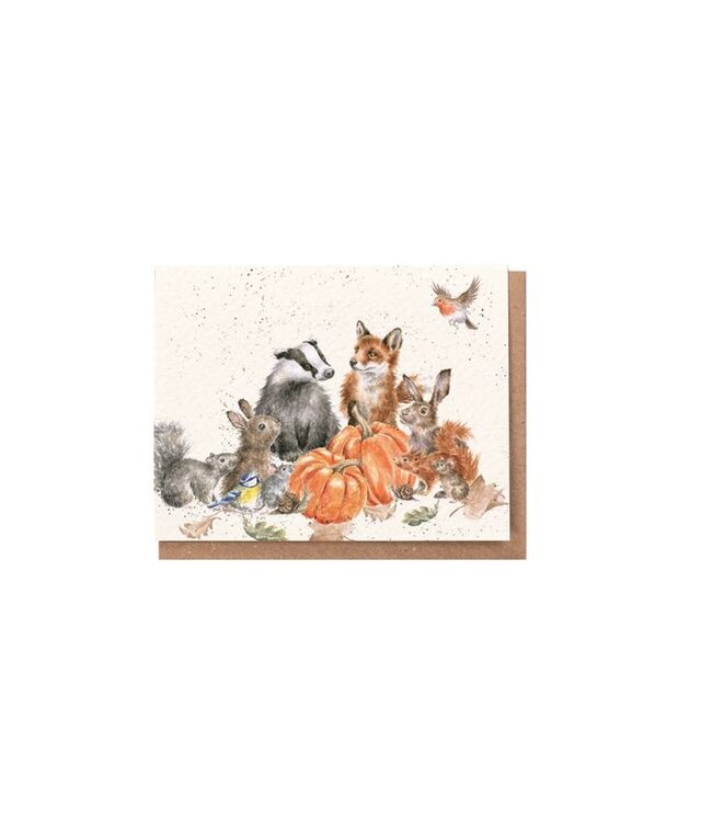 Wrendale Designs 'The Thanksgiving Party' Enclosure Card