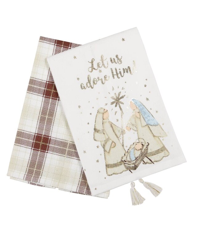 Lux Fragrances Holy Family Tea Towels- Set of Two