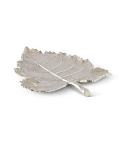 K&K Interiors Silver Leaf Tray