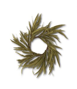 K&K Interiors Green Eva Grass Candle Ring/Wreath