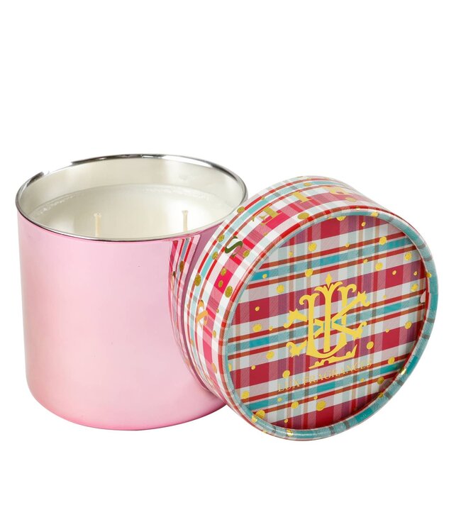 Lux Fragrances Berries & Balsam 2 Wick with Decorative Lid Candle