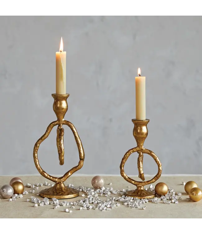 Cast Iron Taper Candle Holder