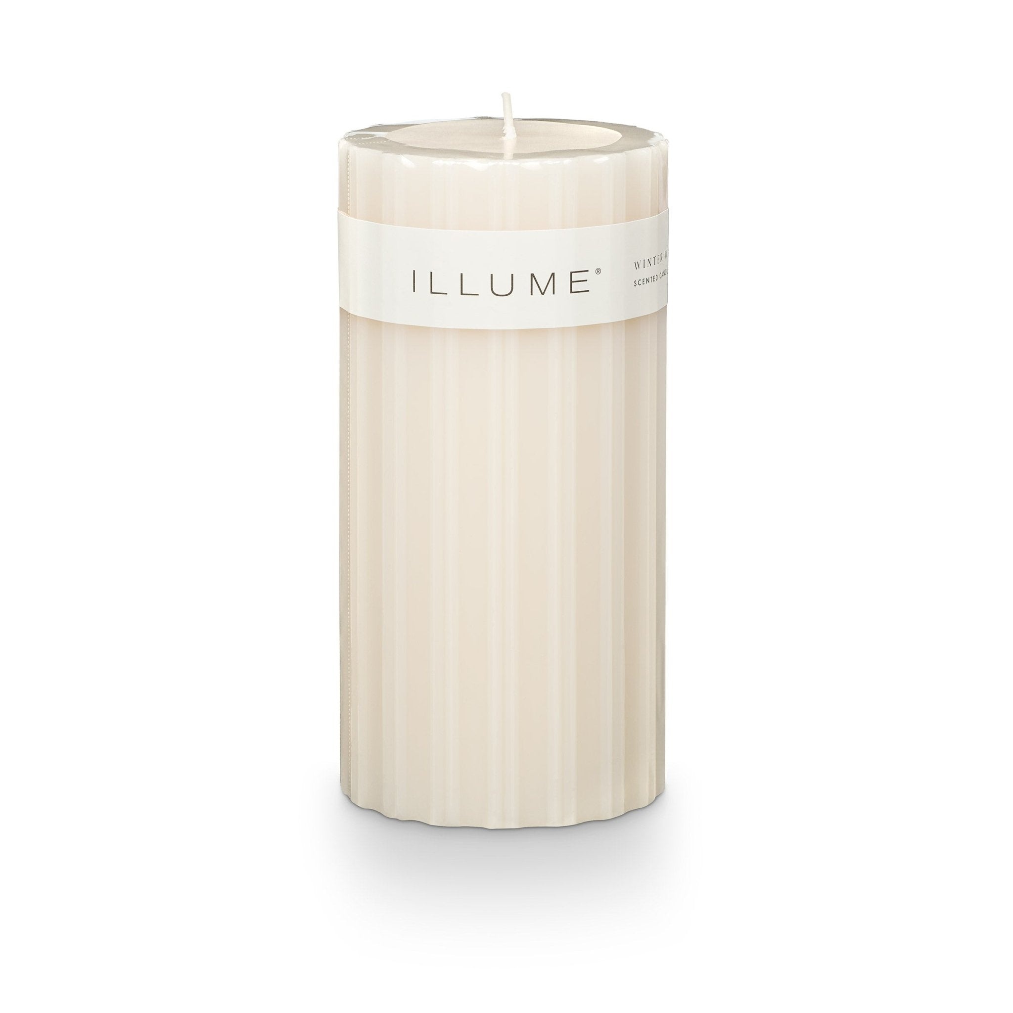 Winter White Medium Fragranced Pillar Candle Miss Daisy’s Home & Decor Co