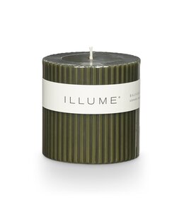 Illume Balsam & Cedar Small Fragranced Pillar Candle