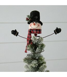 Audrey's Snowman On Spring Tree Topper