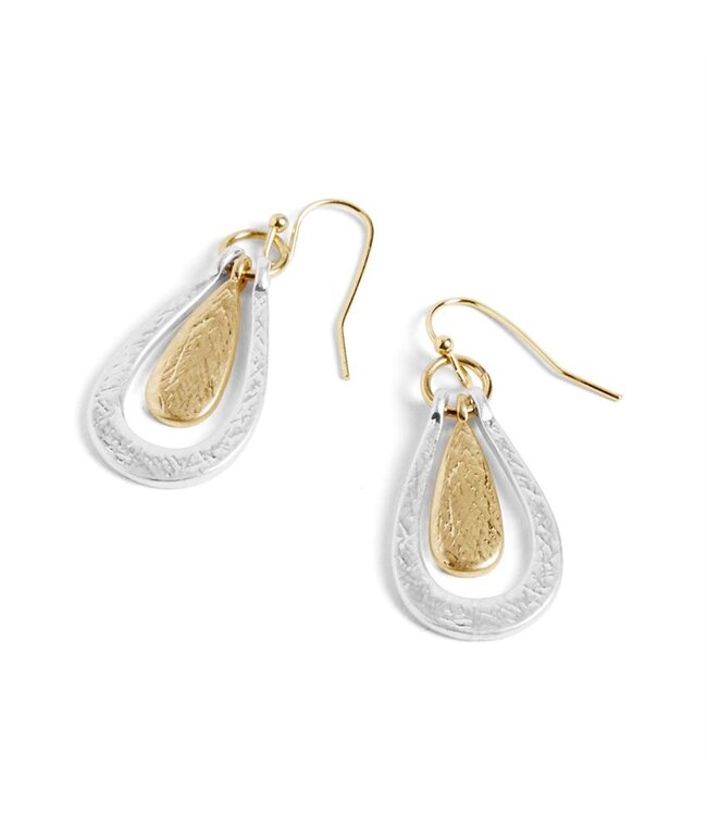 Whispers Swinging Teardrop Earrings