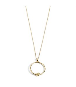 Whispers Gold Knot Necklace