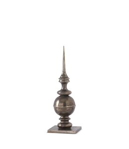 K&K Interiors 22 Inch Oxidized Nickel Finial