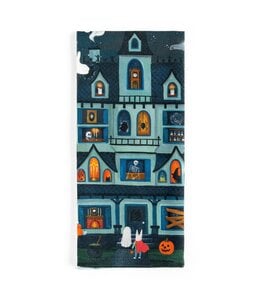 1Canoe2 Halloween House Kitchen Towel