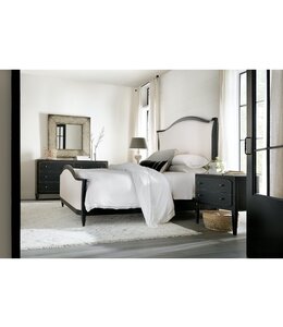 Hooker Furniture Ciao Bella King Upholstered Bed- Black