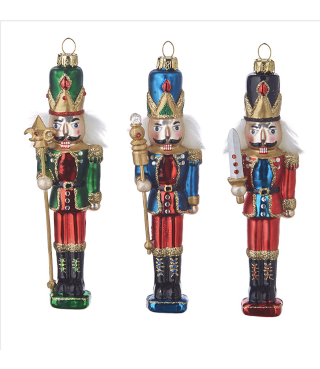 RAZ Imports Nutcracker Ornament-3 Styles