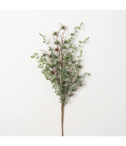 Sullivans Gift Iced Pine & Pinecone Spray
