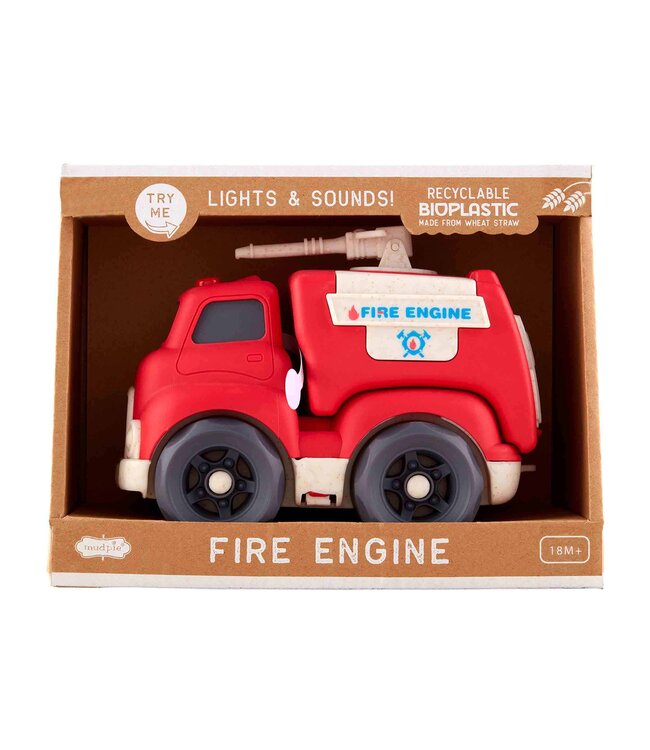 MudPie Fire Truck Toy
