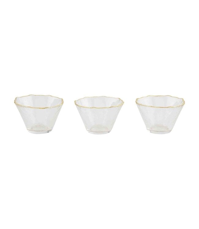 MudPie Gold Edge Ramekin Set