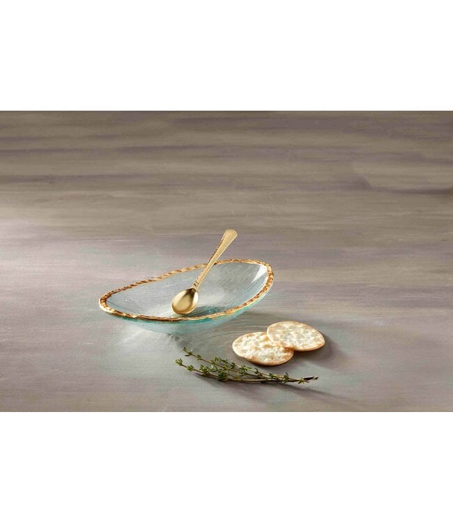 MudPie Gold Edge Dip Bowl Set