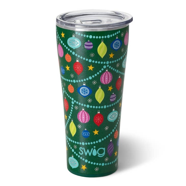 O Christmas Tree + Green Reusable Straw Set - Swig Life