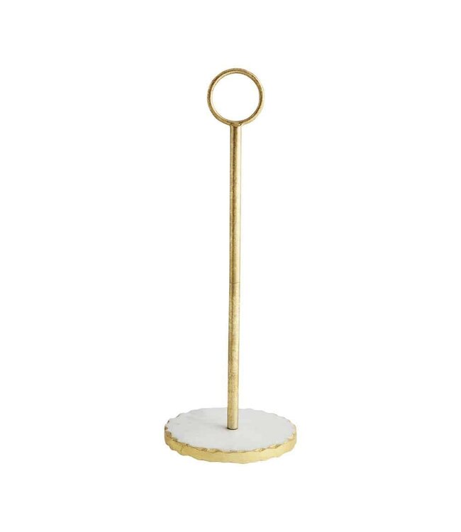 MudPie Gold Marble Paper Towel Holder